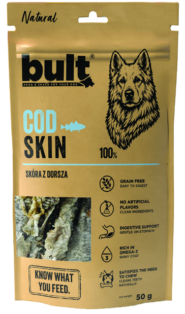Peau de cabillaud — 50 g